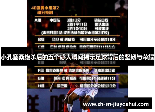 小孔塞桑绝杀后的五个感人瞬间揭示足球背后的坚韧与荣耀 小孔塞桑绝杀后的五个感人瞬间揭示足球背后的坚韧与荣耀